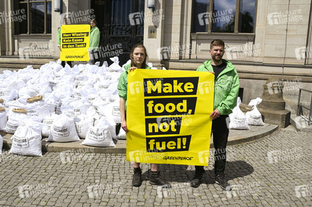 Greenpeace Protestaktion in Berlin