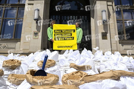 Greenpeace Protestaktion in Berlin