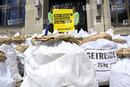 Greenpeace Protestaktion in Berlin