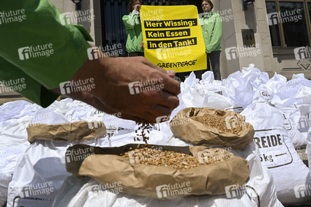 Greenpeace Protestaktion in Berlin