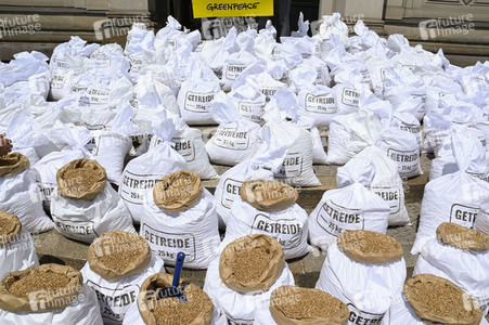 Greenpeace Protestaktion in Berlin