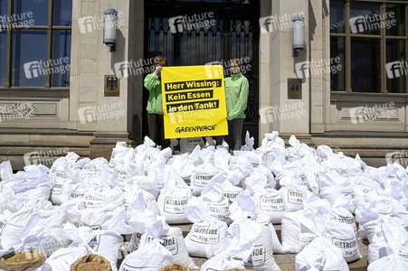 Greenpeace Protestaktion in Berlin