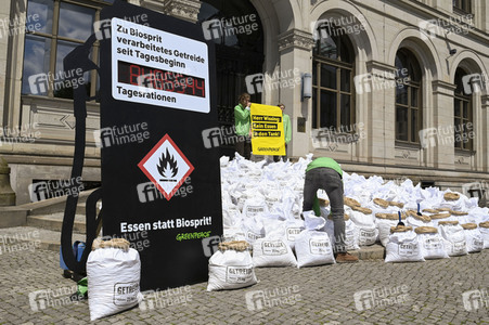 Greenpeace Protestaktion in Berlin
