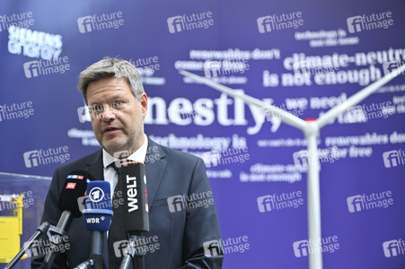 Robert Habeck auf der Hannover Messe 2022