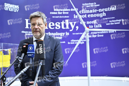 Robert Habeck auf der Hannover Messe 2022