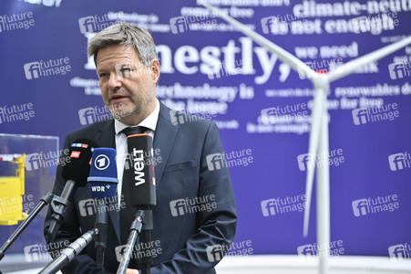 Robert Habeck auf der Hannover Messe 2022