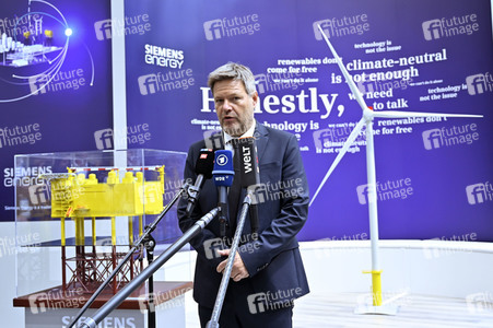 Robert Habeck auf der Hannover Messe 2022