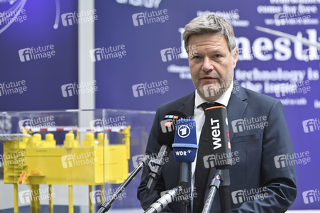 Robert Habeck auf der Hannover Messe 2022