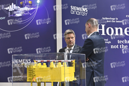 Robert Habeck auf der Hannover Messe 2022