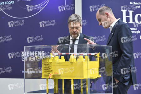 Robert Habeck auf der Hannover Messe 2022