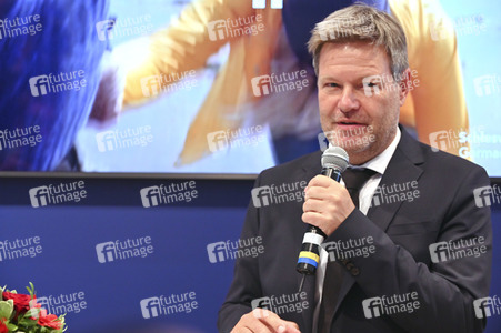 Robert Habeck auf der Hannover Messe 2022