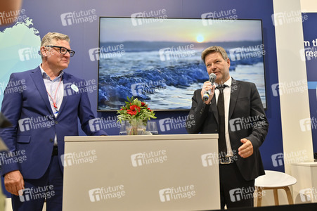 Robert Habeck auf der Hannover Messe 2022