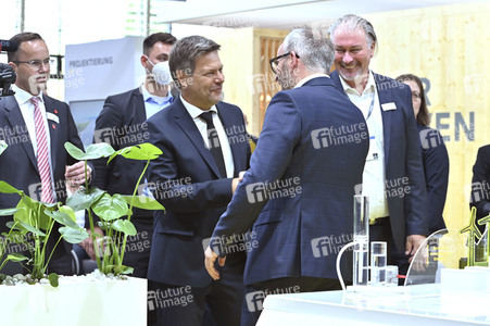 Robert Habeck auf der Hannover Messe 2022