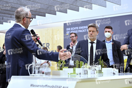 Robert Habeck auf der Hannover Messe 2022