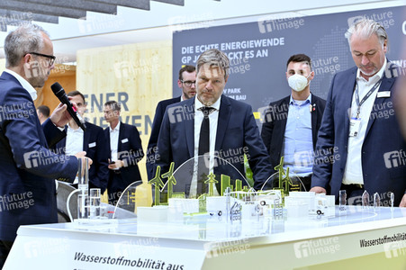 Robert Habeck auf der Hannover Messe 2022