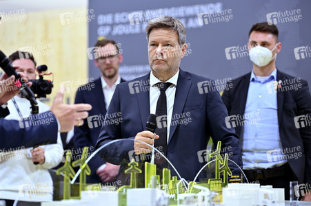 Robert Habeck auf der Hannover Messe 2022