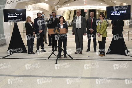 Pressekonferenz mit Kathy Hochul in New York