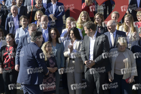 Kundgebung zur Befürwortung des 12-Euro-Mindestlohns in Berlin