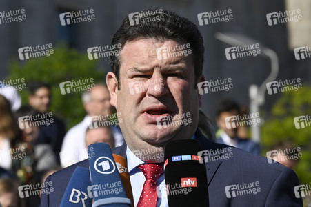 Kundgebung zur Befürwortung des 12-Euro-Mindestlohns in Berlin