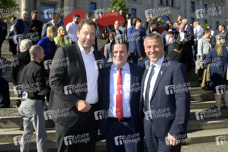 Kundgebung zur Befürwortung des 12-Euro-Mindestlohns in Berlin