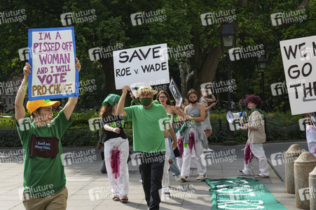 Demonstration für Abtreibungsrechte in New York