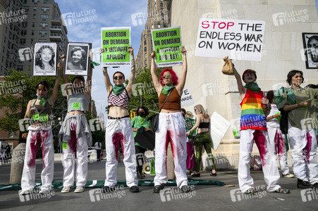 Demonstration für Abtreibungsrechte in New York