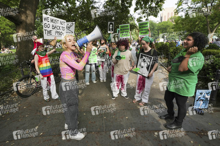 Demonstration für Abtreibungsrechte in New York