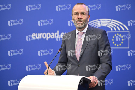 Pressebriefing Fraktion der Europäischen Volkspartei im EU-Parlament in Straßburg