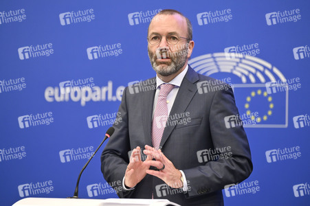 Pressebriefing Fraktion der Europäischen Volkspartei im EU-Parlament in Straßburg