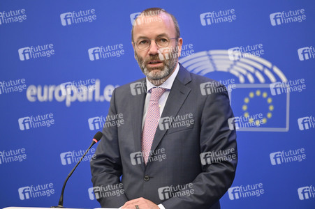 Pressebriefing Fraktion der Europäischen Volkspartei im EU-Parlament in Straßburg