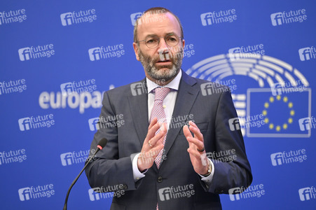 Pressebriefing Fraktion der Europäischen Volkspartei im EU-Parlament in Straßburg