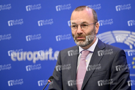 Pressebriefing Fraktion der Europäischen Volkspartei im EU-Parlament in Straßburg