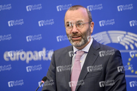 Pressebriefing Fraktion der Europäischen Volkspartei im EU-Parlament in Straßburg