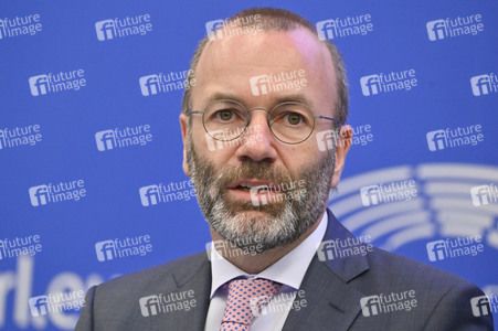 Pressebriefing Fraktion der Europäischen Volkspartei im EU-Parlament in Straßburg