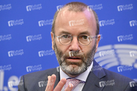 Pressebriefing Fraktion der Europäischen Volkspartei im EU-Parlament in Straßburg