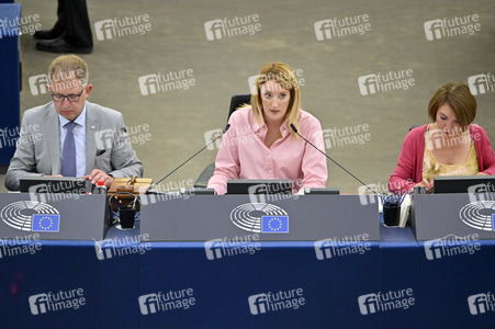 Festakt zum 60. Jahrestag der gemeinsamen Agrarpolitik im EU-Parlament in Straßburg