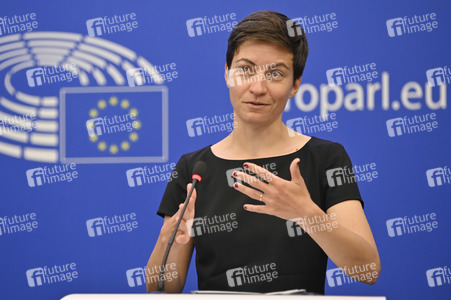 Pressebriefing der Fraktion Die Grünen/Europäische Freie Allianz im EU-Parlament in Straßburg