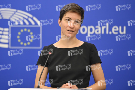 Pressebriefing der Fraktion Die Grünen/Europäische Freie Allianz im EU-Parlament in Straßburg