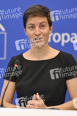 Pressebriefing der Fraktion Die Grünen/Europäische Freie Allianz im EU-Parlament in Straßburg