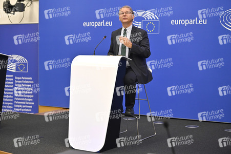 Pressebriefing der Fraktion Die Grünen/Europäische Freie Allianz im EU-Parlament in Straßburg