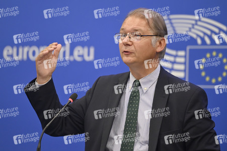Pressebriefing der Fraktion Die Grünen/Europäische Freie Allianz im EU-Parlament in Straßburg