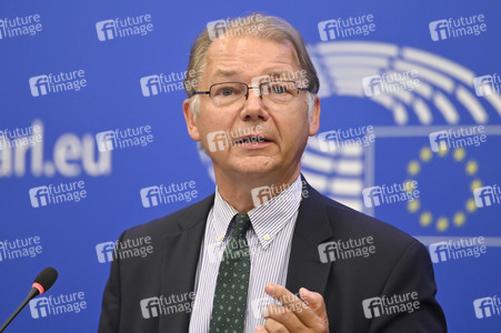 Pressebriefing der Fraktion Die Grünen/Europäische Freie Allianz im EU-Parlament in Straßburg