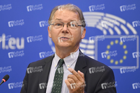 Pressebriefing der Fraktion Die Grünen/Europäische Freie Allianz im EU-Parlament in Straßburg