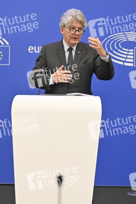 Pressekonferenz zum einheitlichen Ladegerät im EU-Parlament in Straßburg