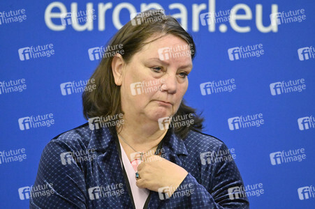 Pressekonferenz zum Mindestlohn im EU-Parlament in Straßburg