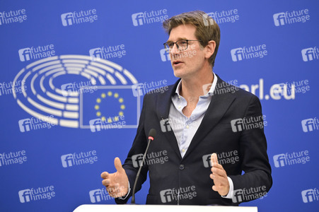 Pressebriefing der Fraktion Renew Europe im EU-Parlament in Straßburg