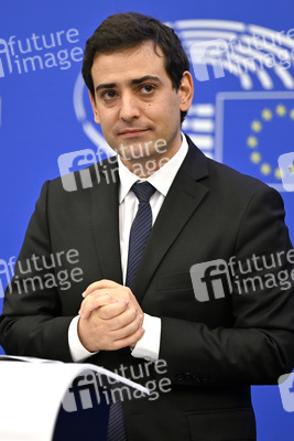 Pressebriefing der Fraktion Renew Europe im EU-Parlament in Straßburg
