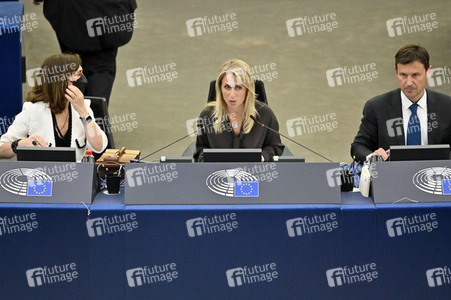 Plenartagung zum Türkei-Bericht 2021 im EU-Parlament in Straßburg
