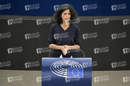 Plenartagung zum Türkei-Bericht 2021 im EU-Parlament in Straßburg