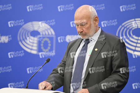 Pressekonferenz zur bulgarischen Position gegenüber Nordmazedonien im EU-Parlament in Straßburg